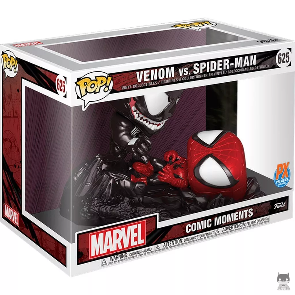 Venom vs Spider-Man (Metallic) Funko Pop! figure in its box