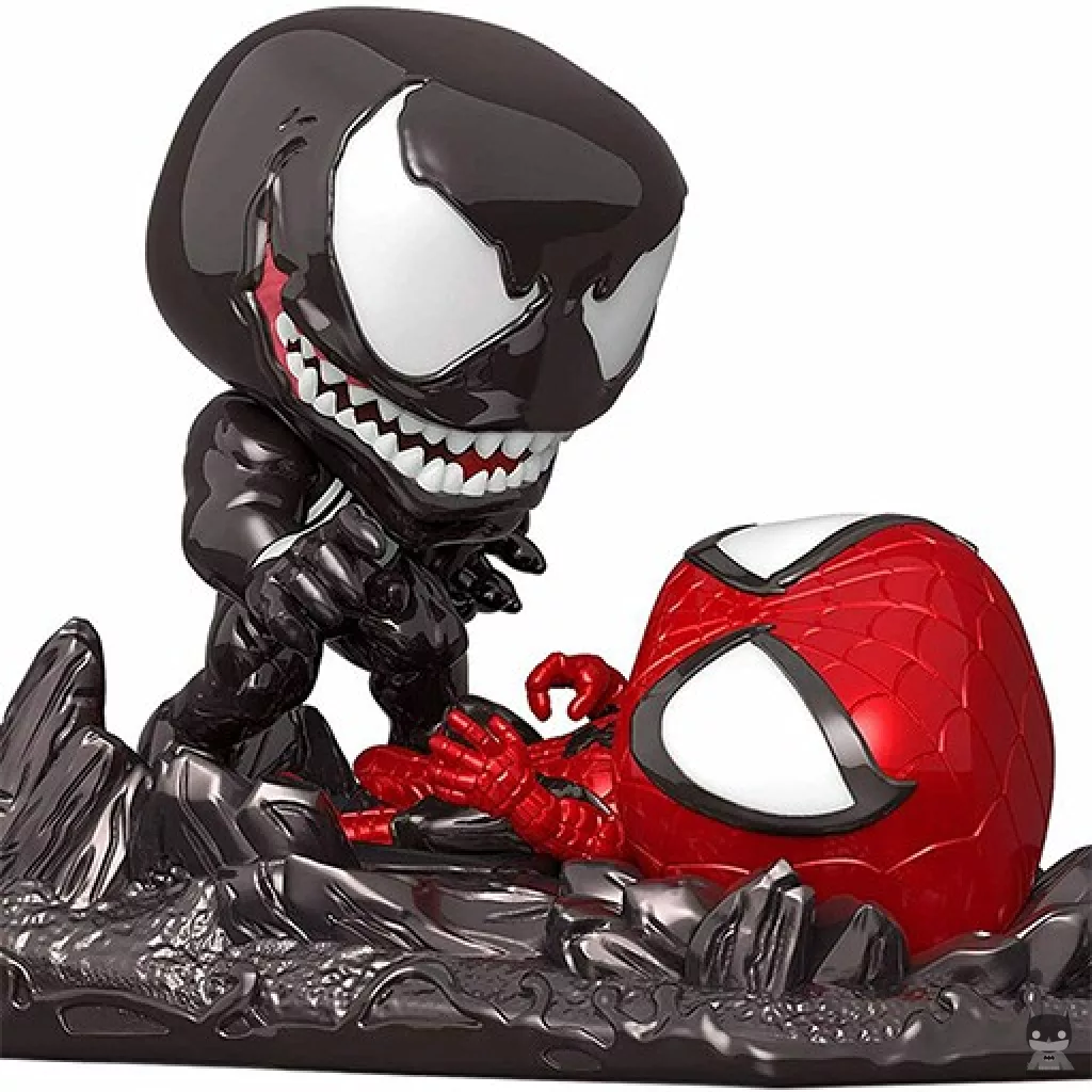 Venom vs Spider-Man (Metallic) Funko Pop! figure (Marvel Comics)