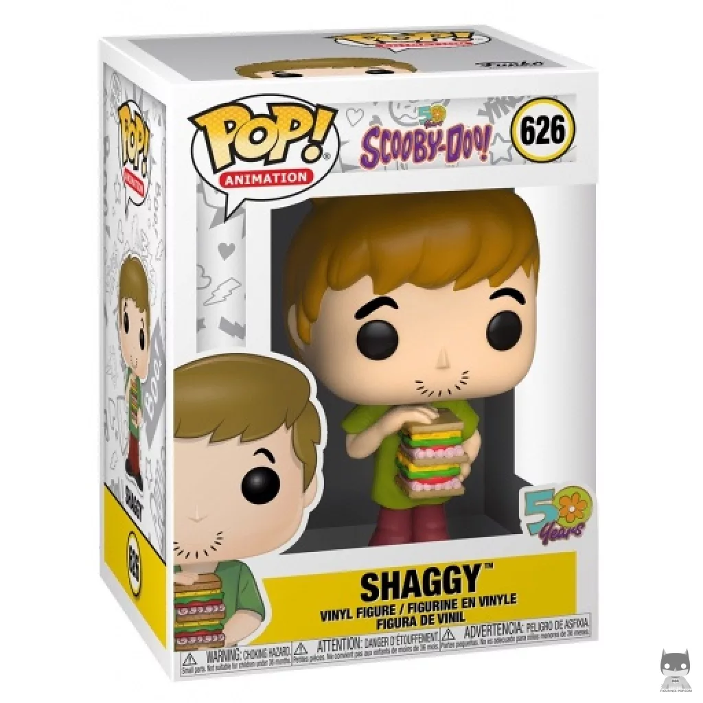 Shaggy with sandwich Funko Pop! figure in its box