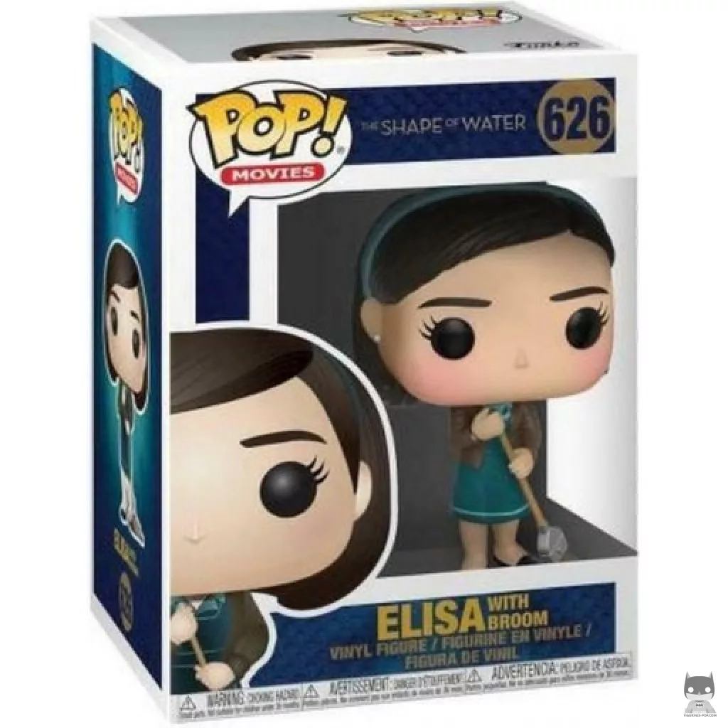 Elisa with Broom Funko Pop! figure in its box