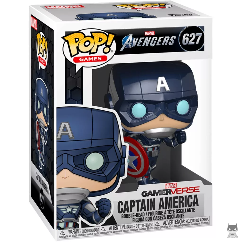 Captain America Funko Pop! figure in its box