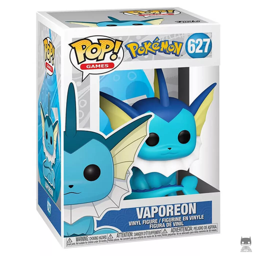 Vaporeon Funko Pop! figure in its box