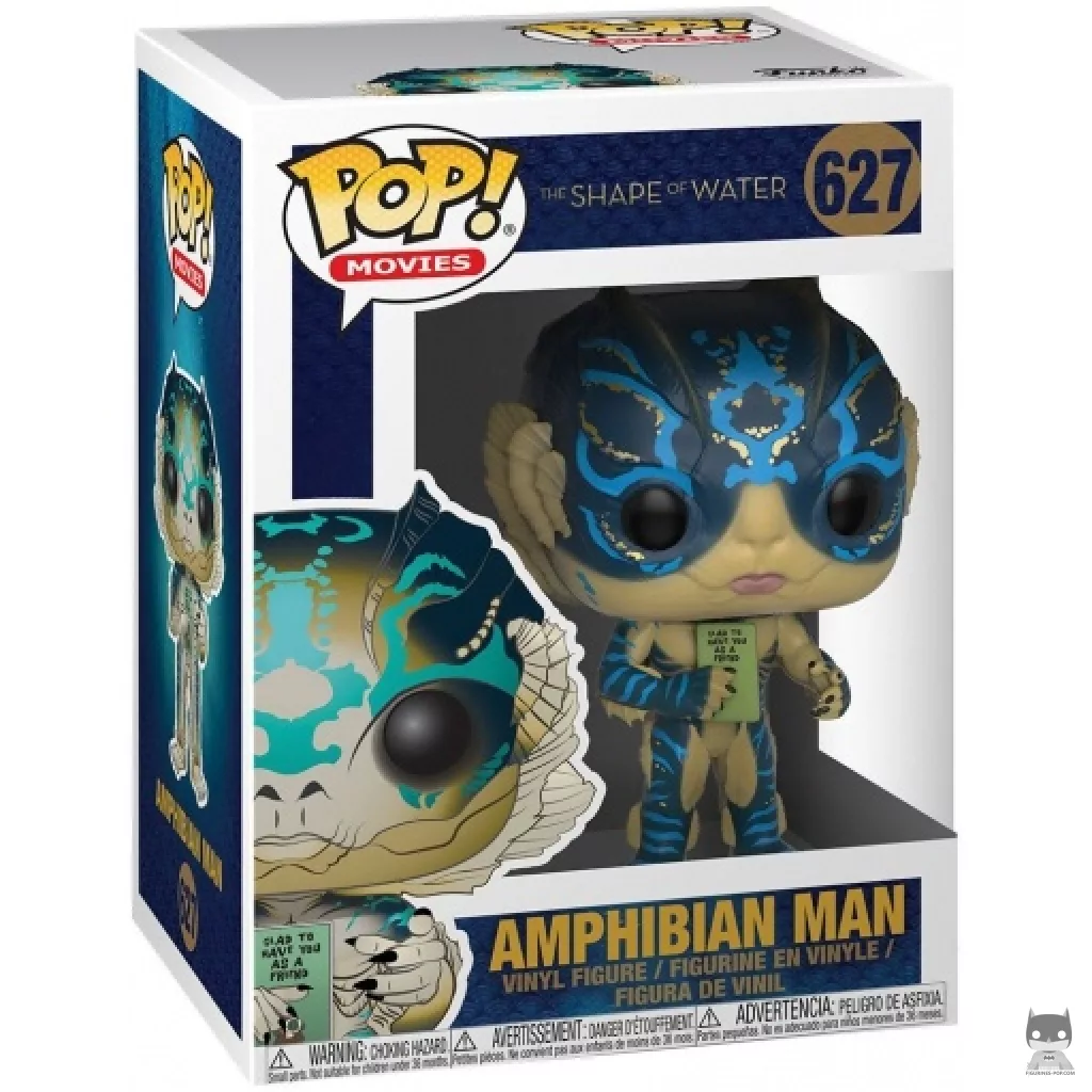 Amphibian Man with Card Funko Pop! figure in its box