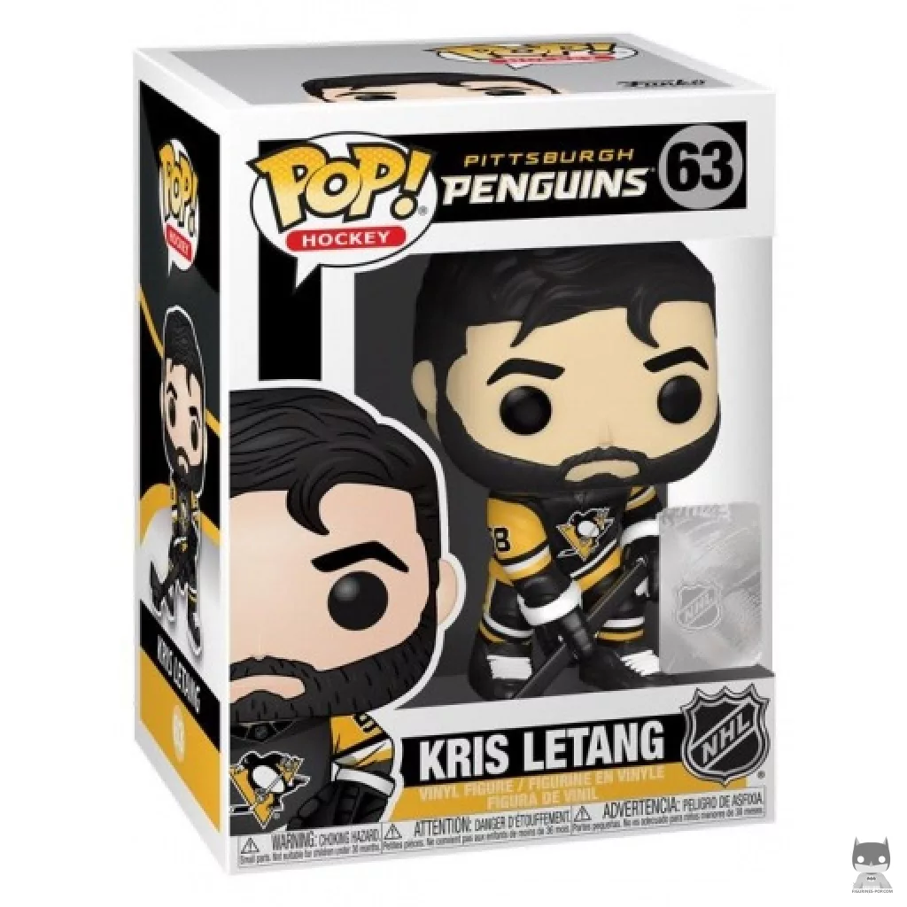Kris Letang Funko Pop! figure in its box