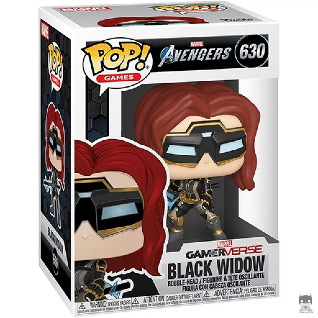 Black Widow Funko Pop! figure in its box