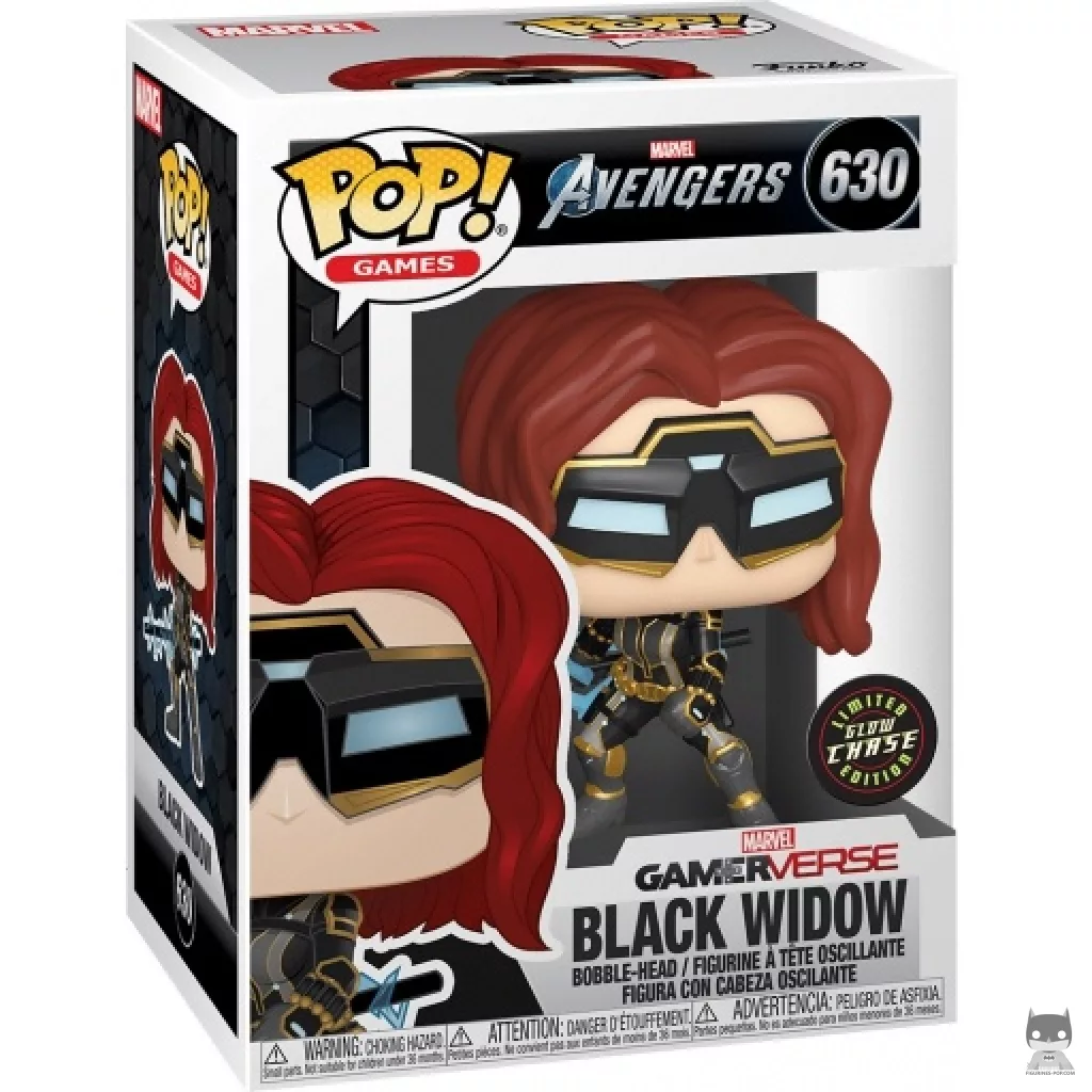 Black Widow (Chase) Funko Pop! figure in its box