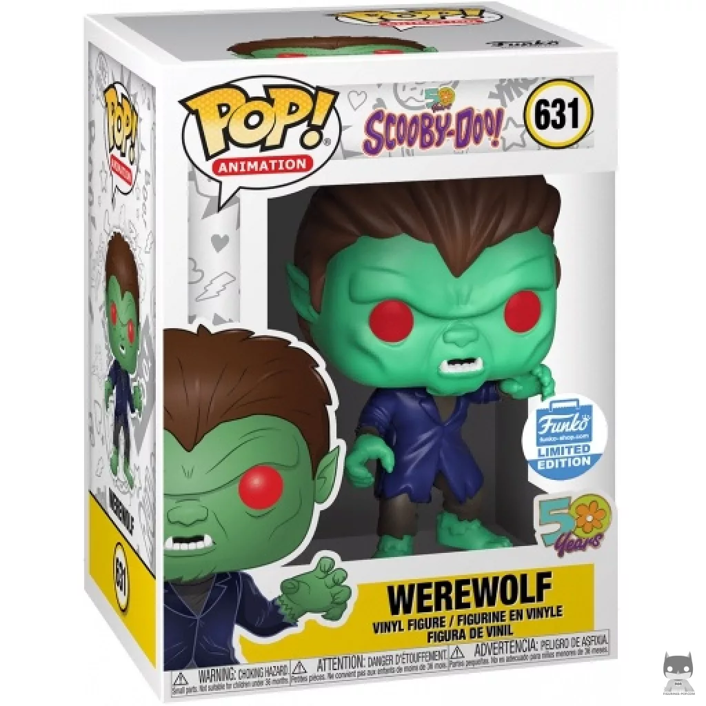 Werewolf Funko Pop! figure in its box