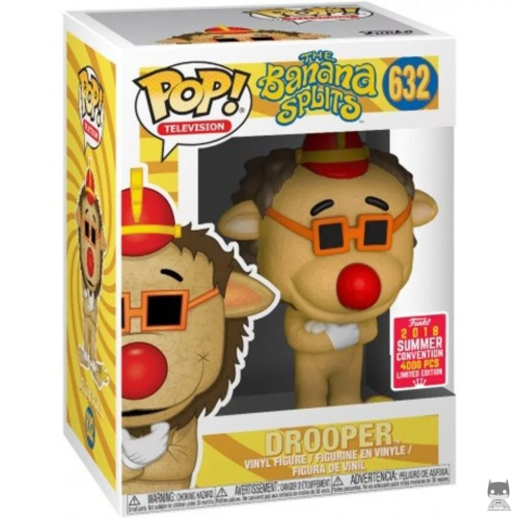 Drooper Funko Pop! figure in its box