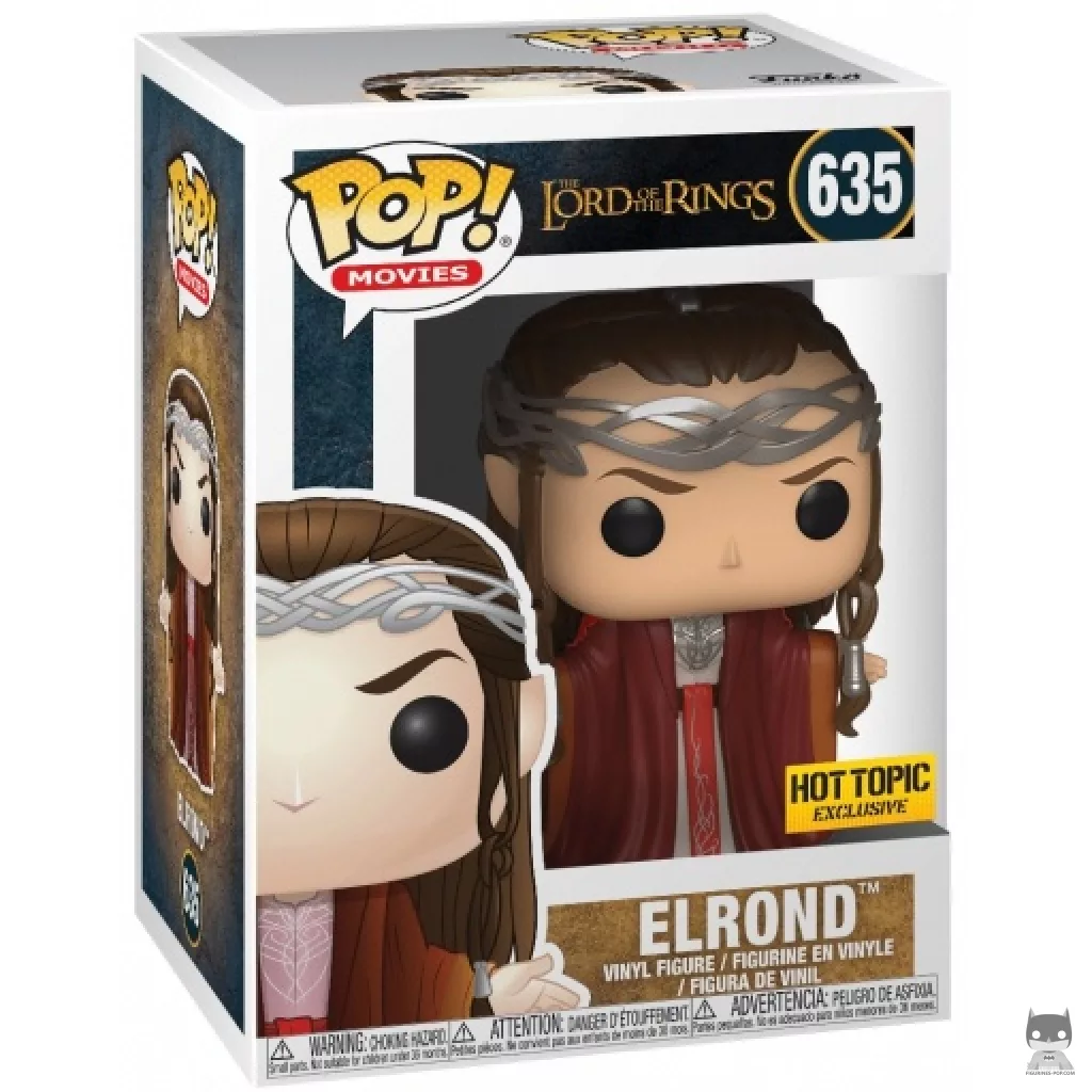 Elrond Funko Pop! figure in its box