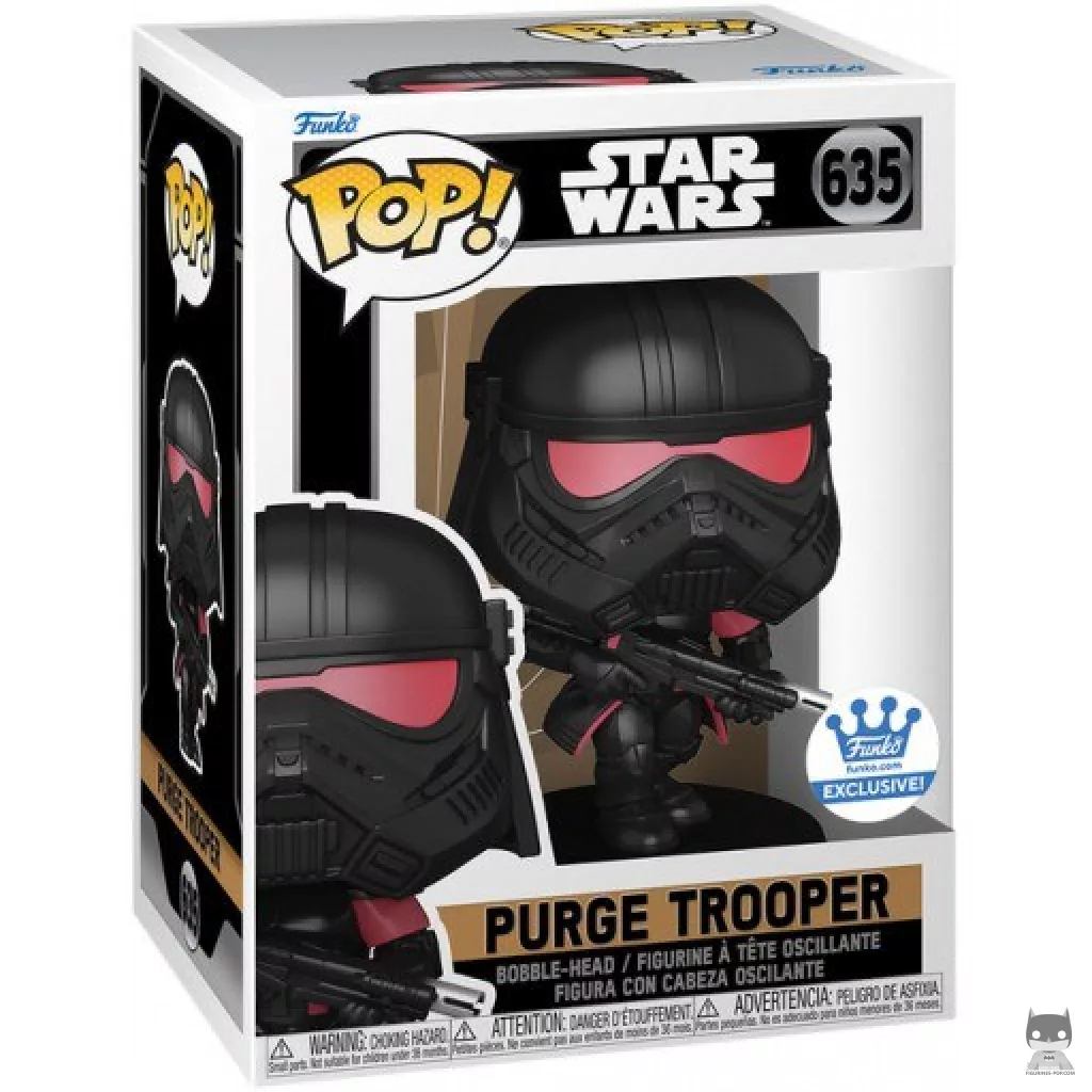 Purge Trooper Funko Pop! figure in its box