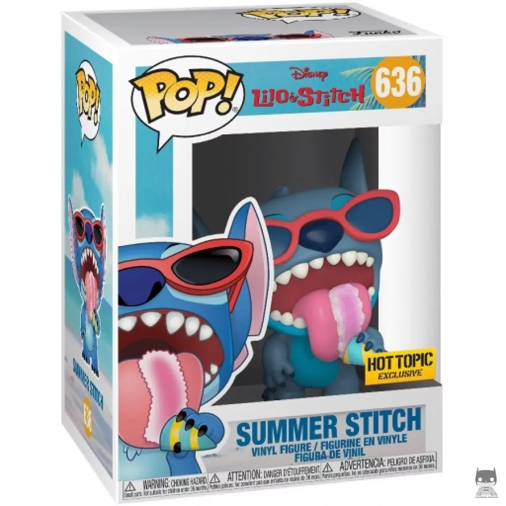 Summer Stitch Funko Pop! figure in its box