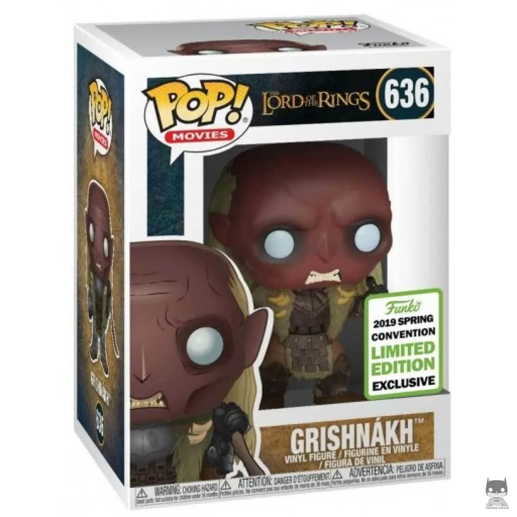 Grishnakh Funko Pop! figure in its box