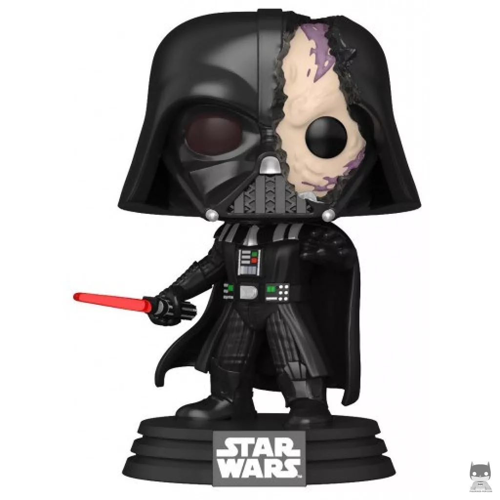 Darth Vader with Damaged Helmet Funko Pop! figure (Star Wars: Obi-Wan Kenobi)