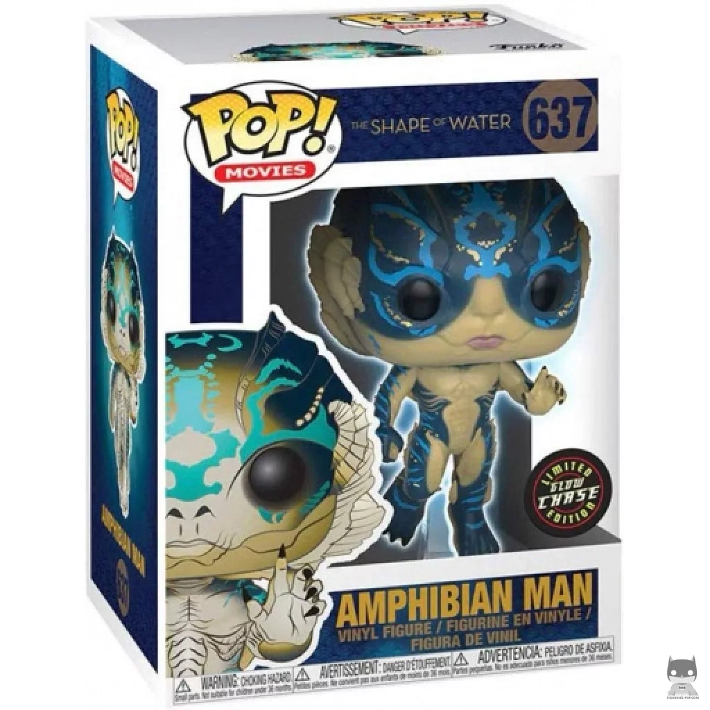 Amphibian Man (Glow in the Dark & Chase) Funko Pop! figure in its box