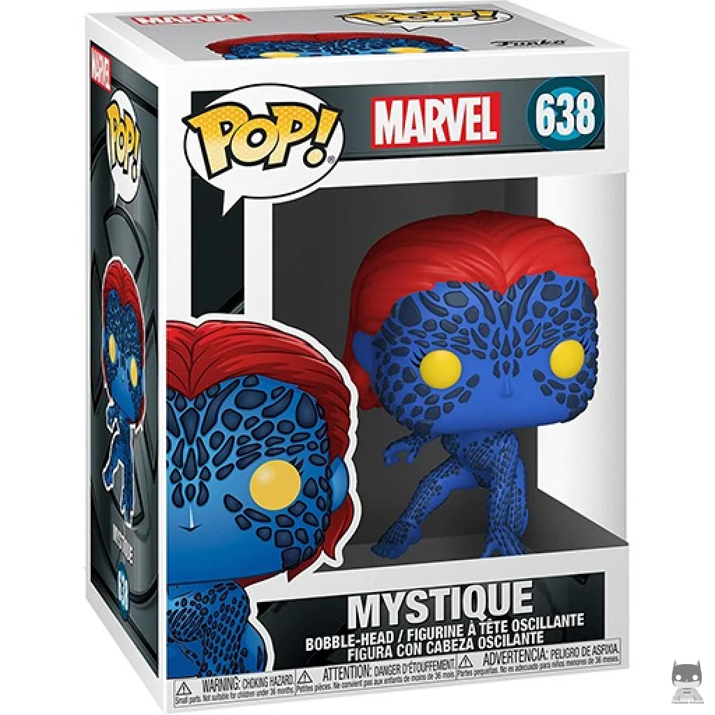 Mystique Funko Pop! figure in its box
