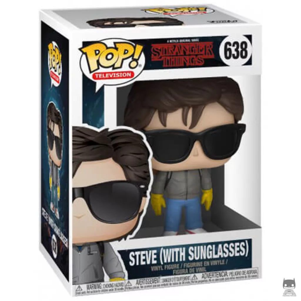 Steve with sunglasses Funko Pop! figure in its box