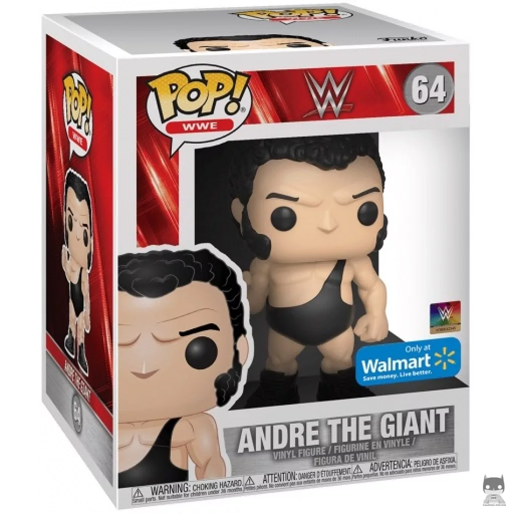 Andre The Giant (Supersized) Funko Pop! figure in its box
