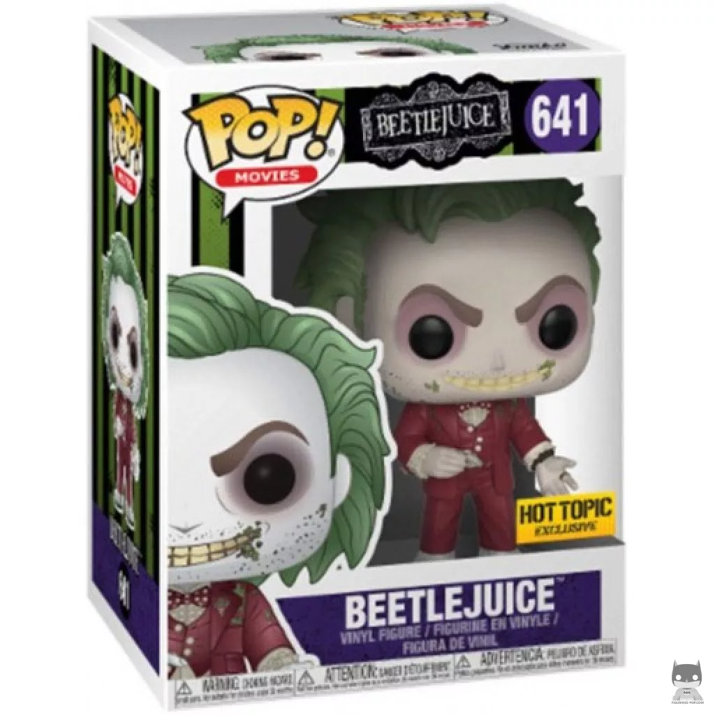 Beetlejuice Funko Pop! figure in its box