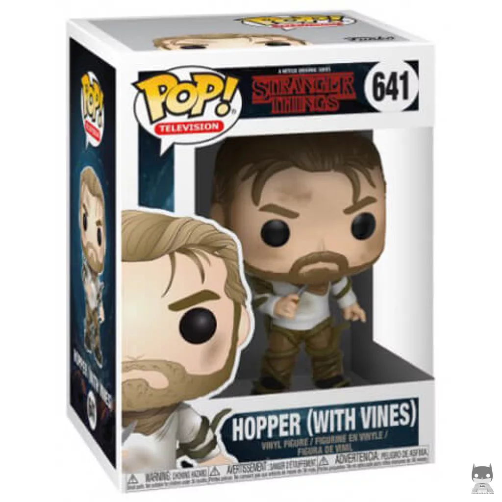Hopper with vines Funko Pop! figure in its box