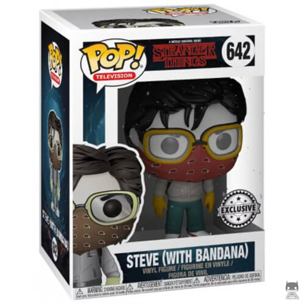 Steve with bandana Funko Pop! figure in its box