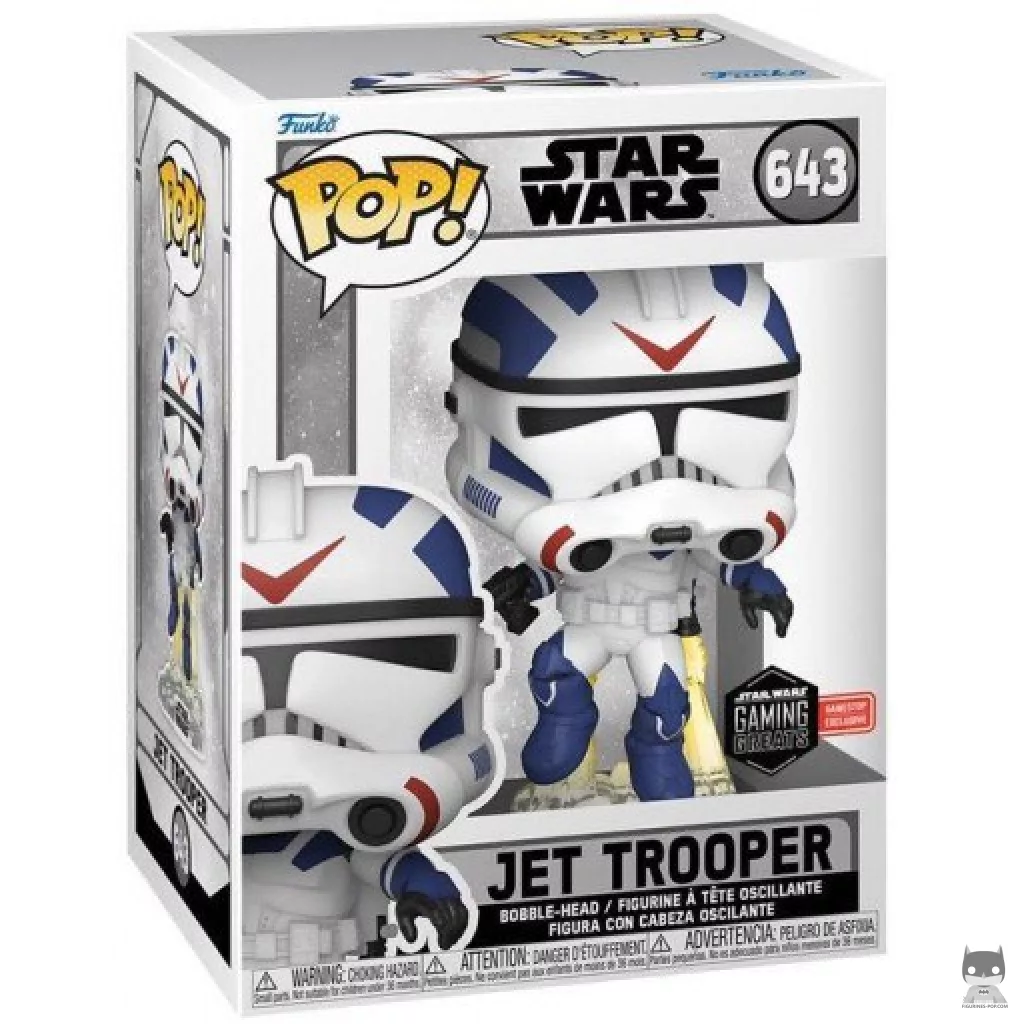 Jet Trooper Funko Pop! figure in its box