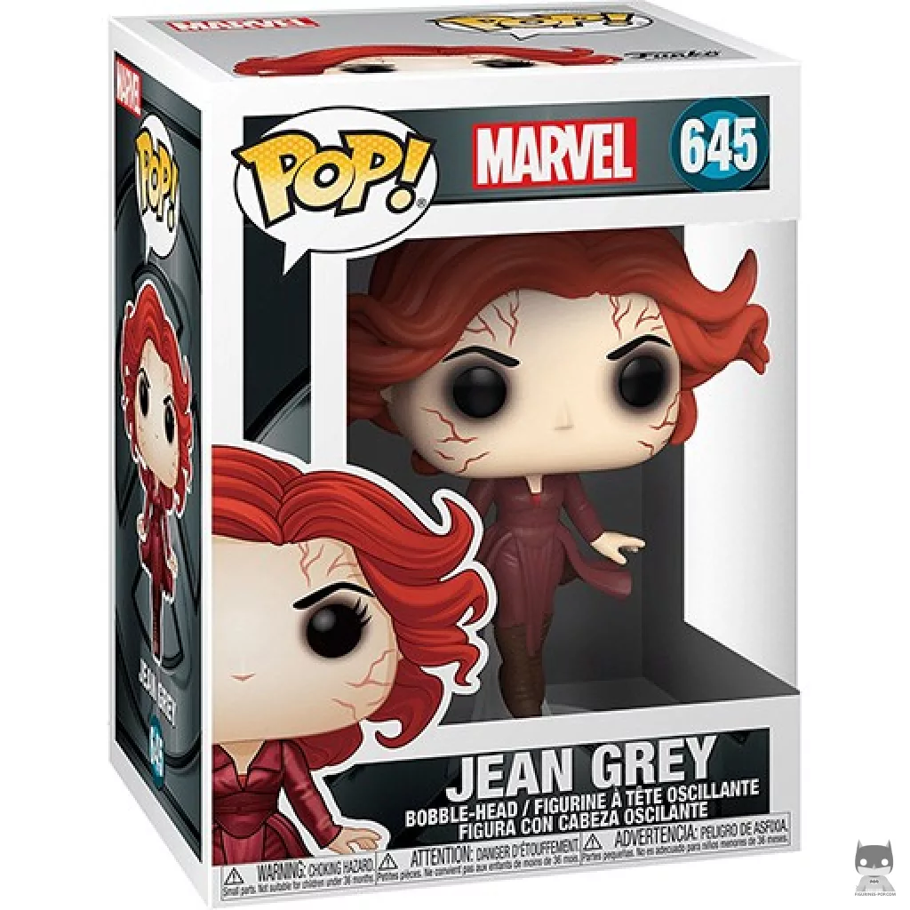 Jean Grey Funko Pop! figure in its box