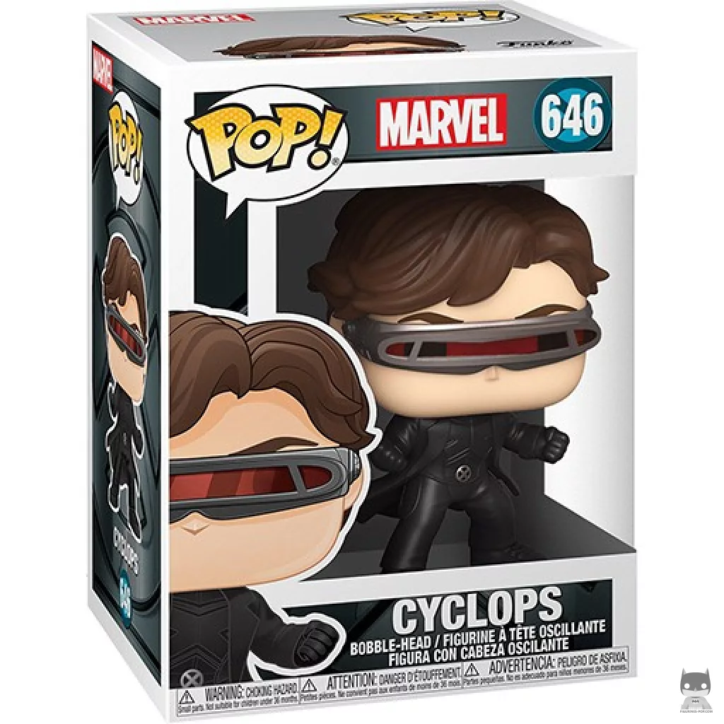 Cyclops Funko Pop! figure in its box