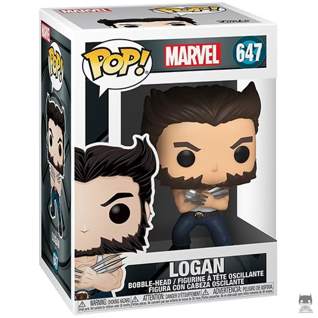 Logan Funko Pop! figure in its box