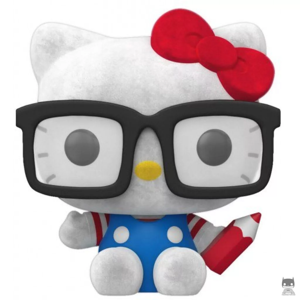 Hello Kitty with glasses (Flocked) Funko Pop! figure (Sanrio)