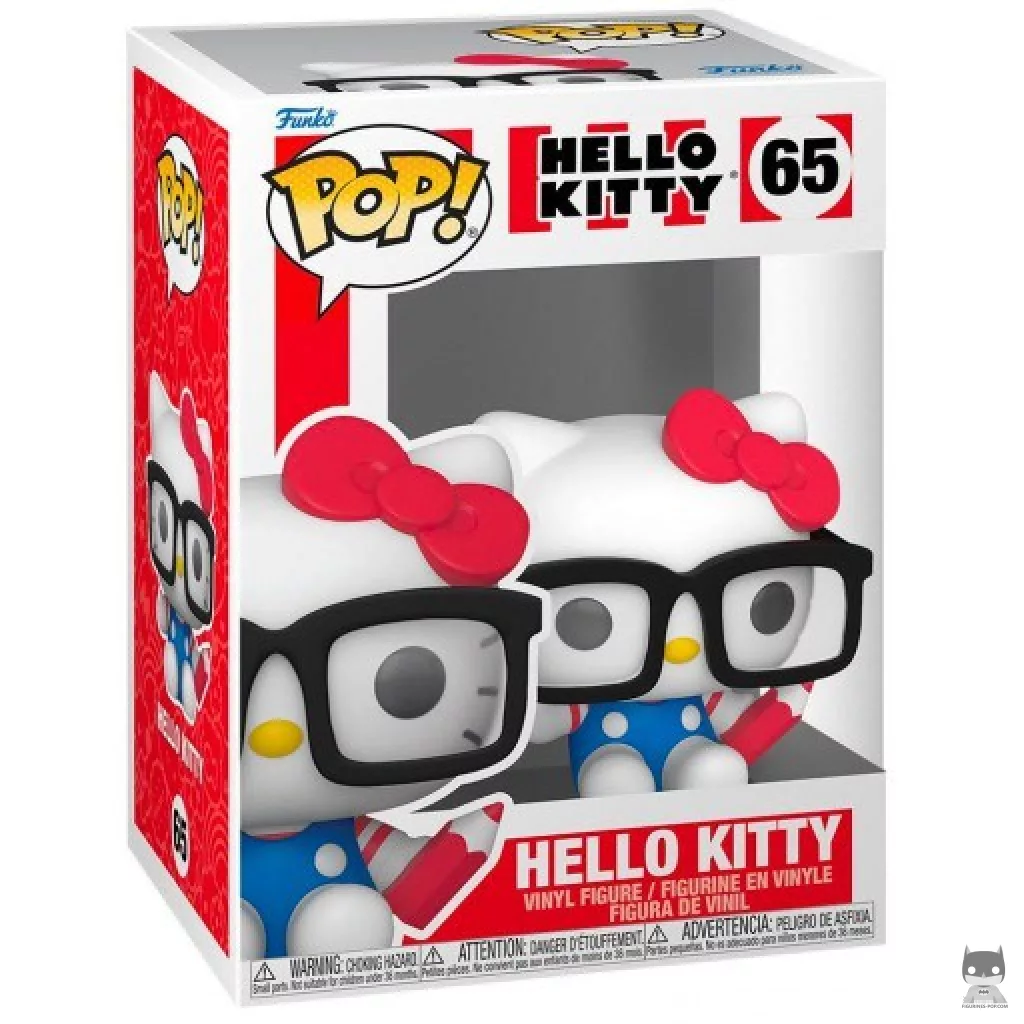 Hello Kitty with glasses Funko Pop! figure in its box