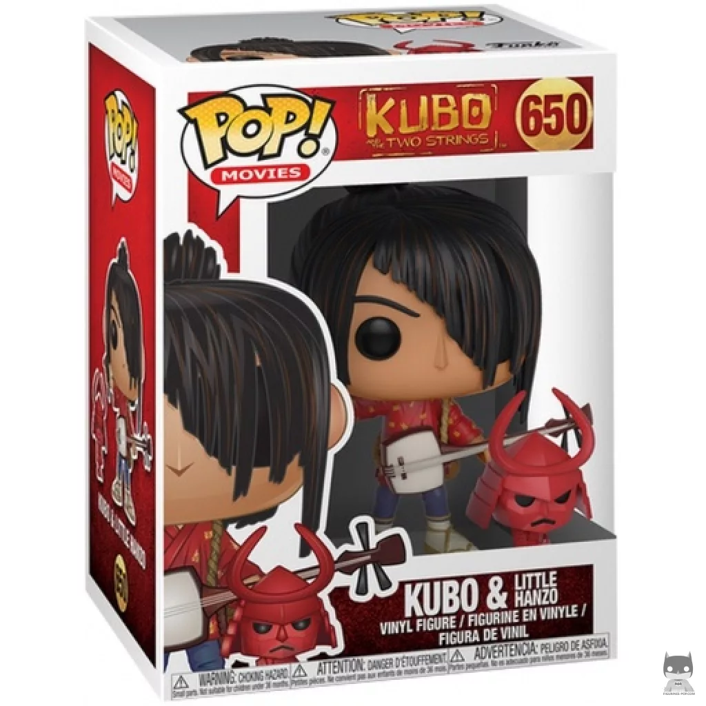 Kubo and Little Hanzo Funko Pop! figure in its box