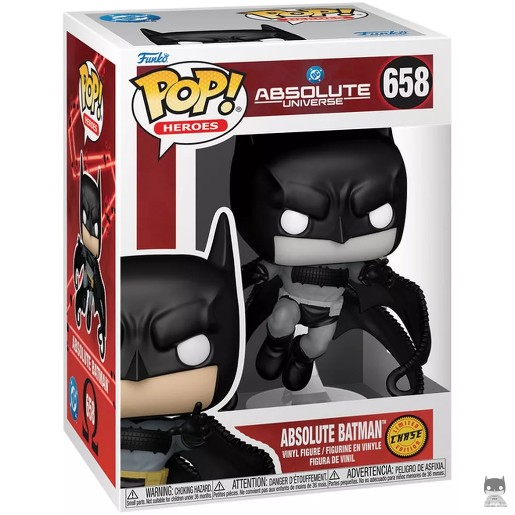 Absolute Batman (Chase & Black & White) Funko Pop! figure in its box
