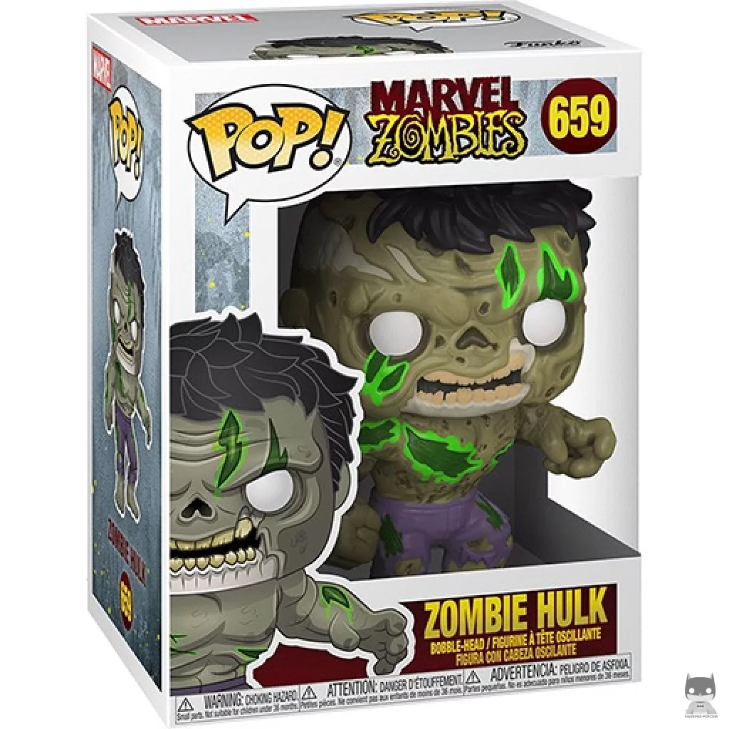 Zombie Hulk Funko Pop! figure in its box