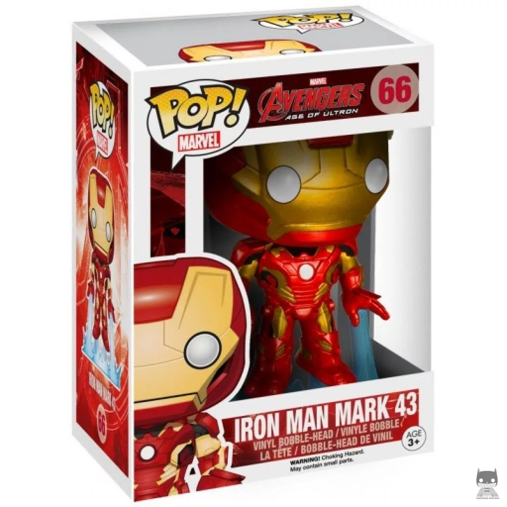 Iron Man Mark 43 Funko Pop! figure in its box