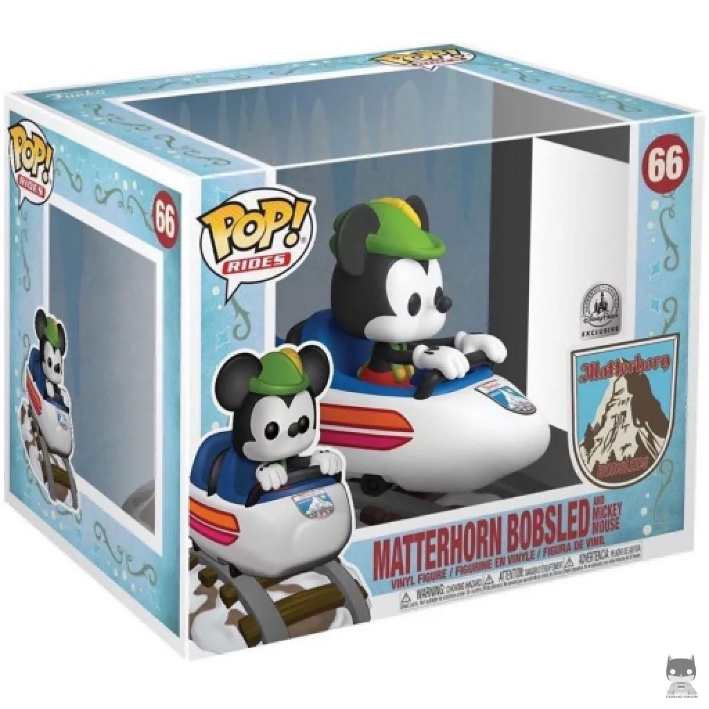 Matterhorn Bobsled & Mickey Mouse Funko Pop! figure in its box