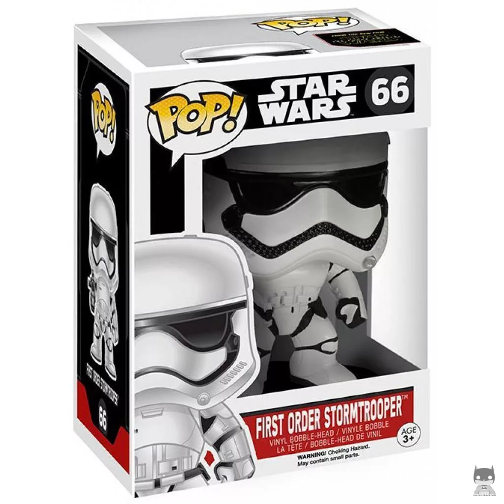 First Order Stormtrooper Funko Pop! figure in its box
