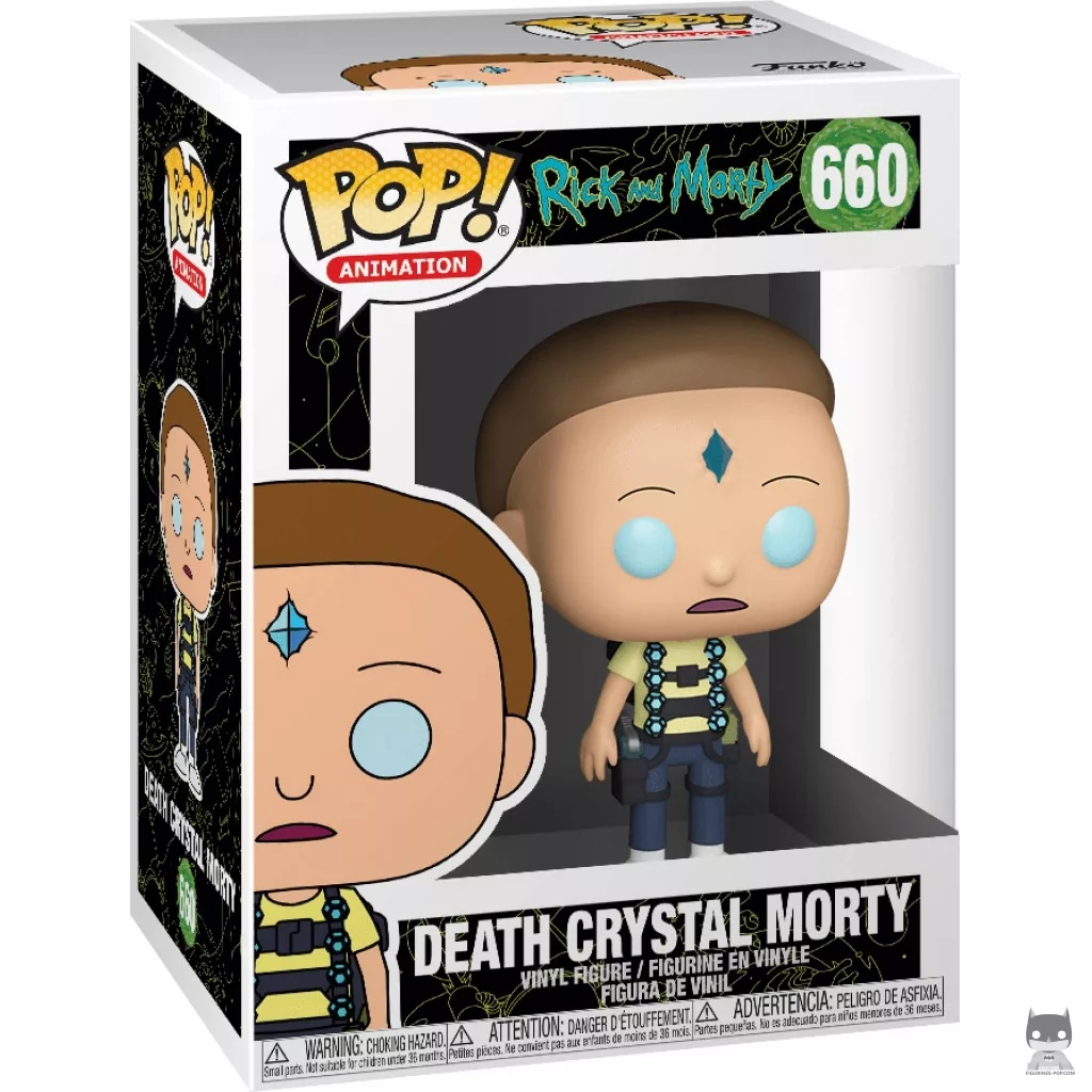 Death Crystal Morty Funko Pop! figure in its box