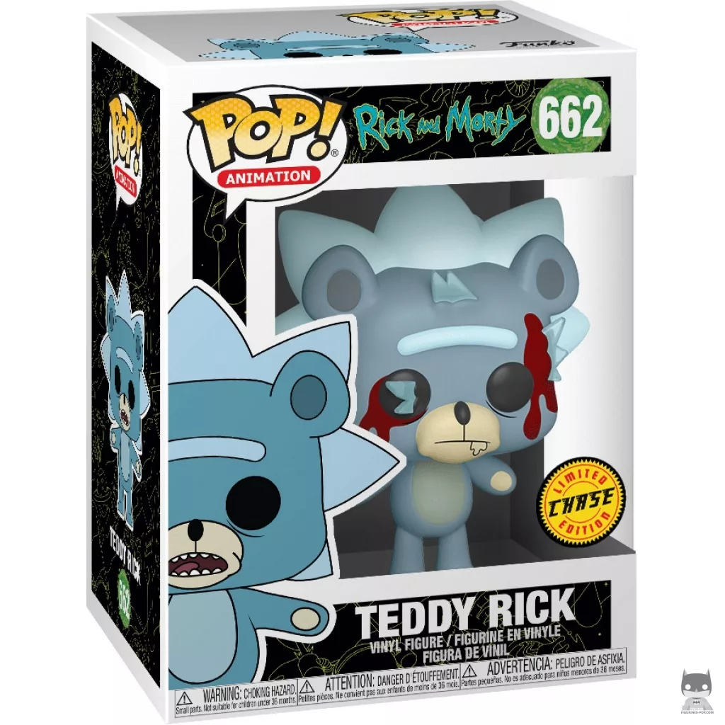 Teddy Rick (Chase) Funko Pop! figure in its box