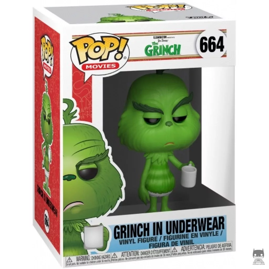 Grinch in Underwear Funko Pop! figure in its box