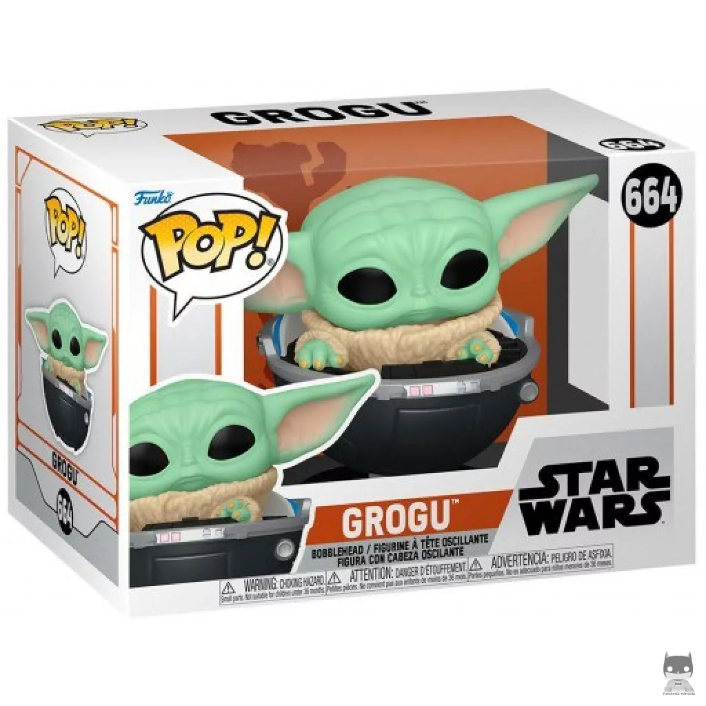 Grogu Funko Pop! figure in its box