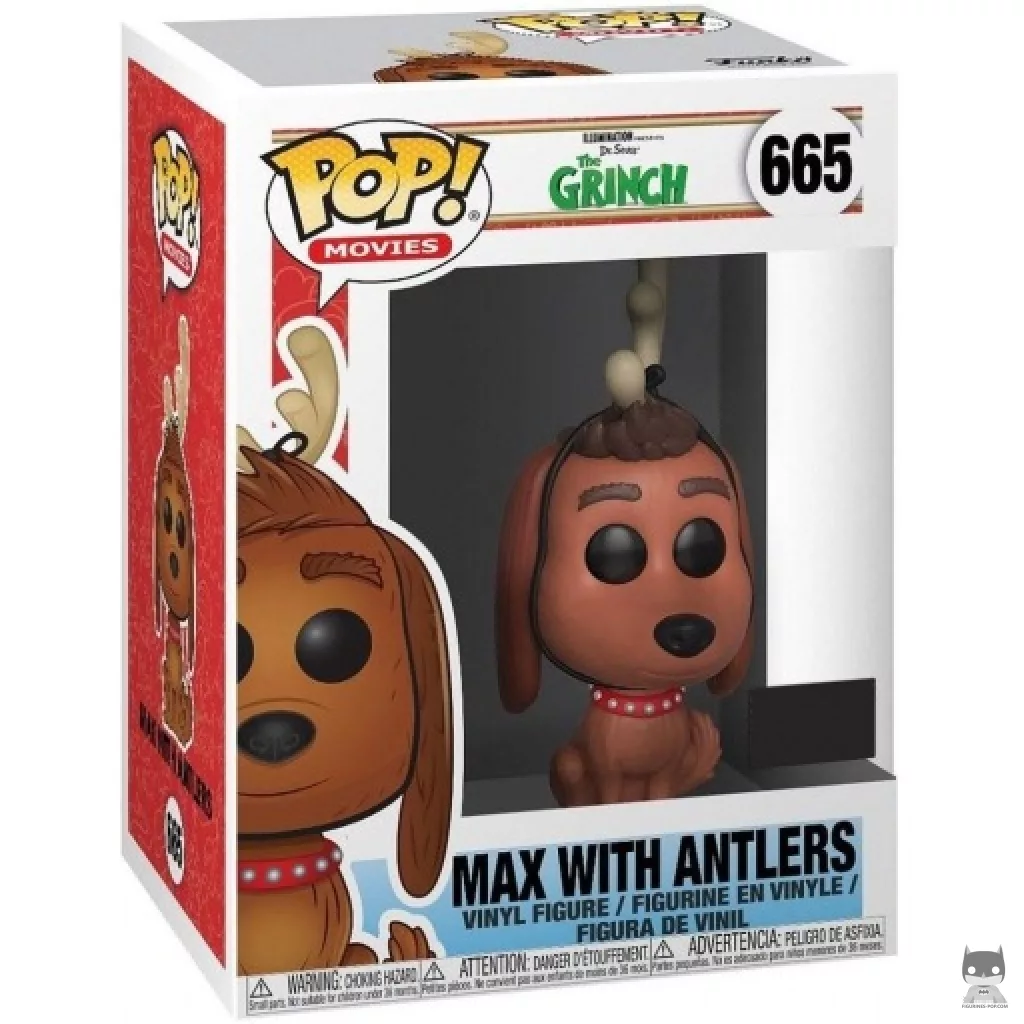 Max with Antlers Funko Pop! figure in its box
