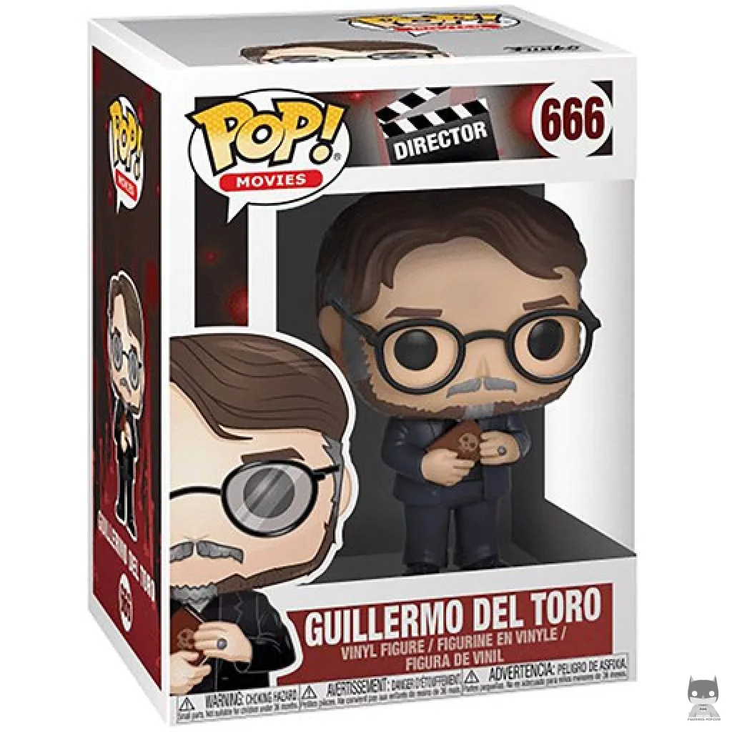 Guillermo del Toro Funko Pop! figure in its box