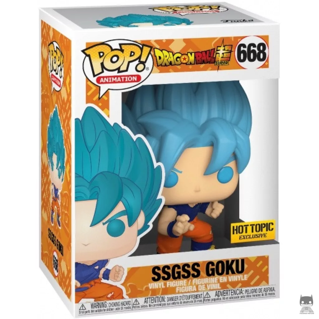 SSGSS Goku Funko Pop! figure in its box