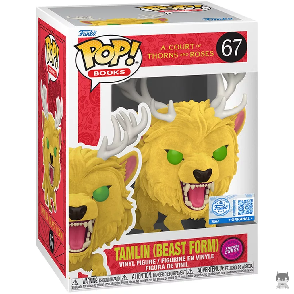 Tamlin (Beast Form) (Chase & Flocked) Funko Pop! figure in its box