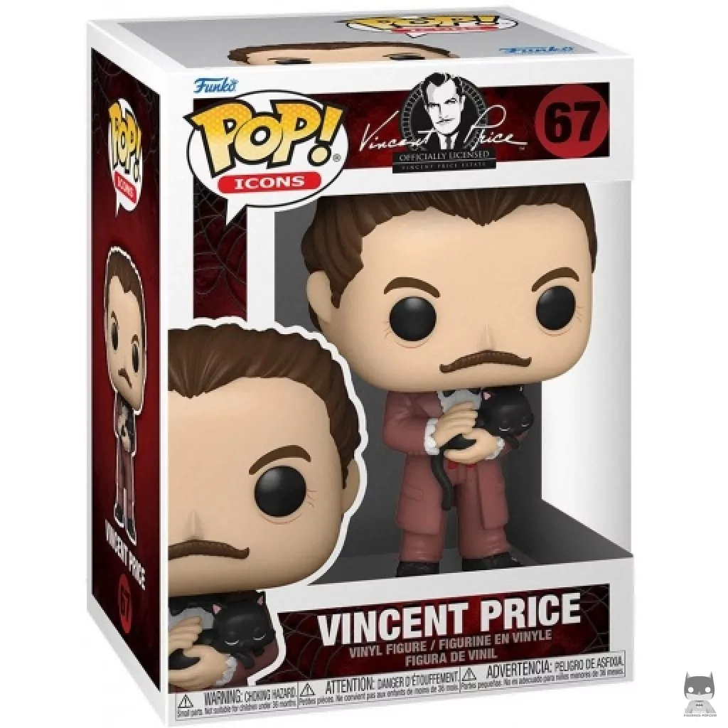 Vincent Price Funko Pop! figure in its box