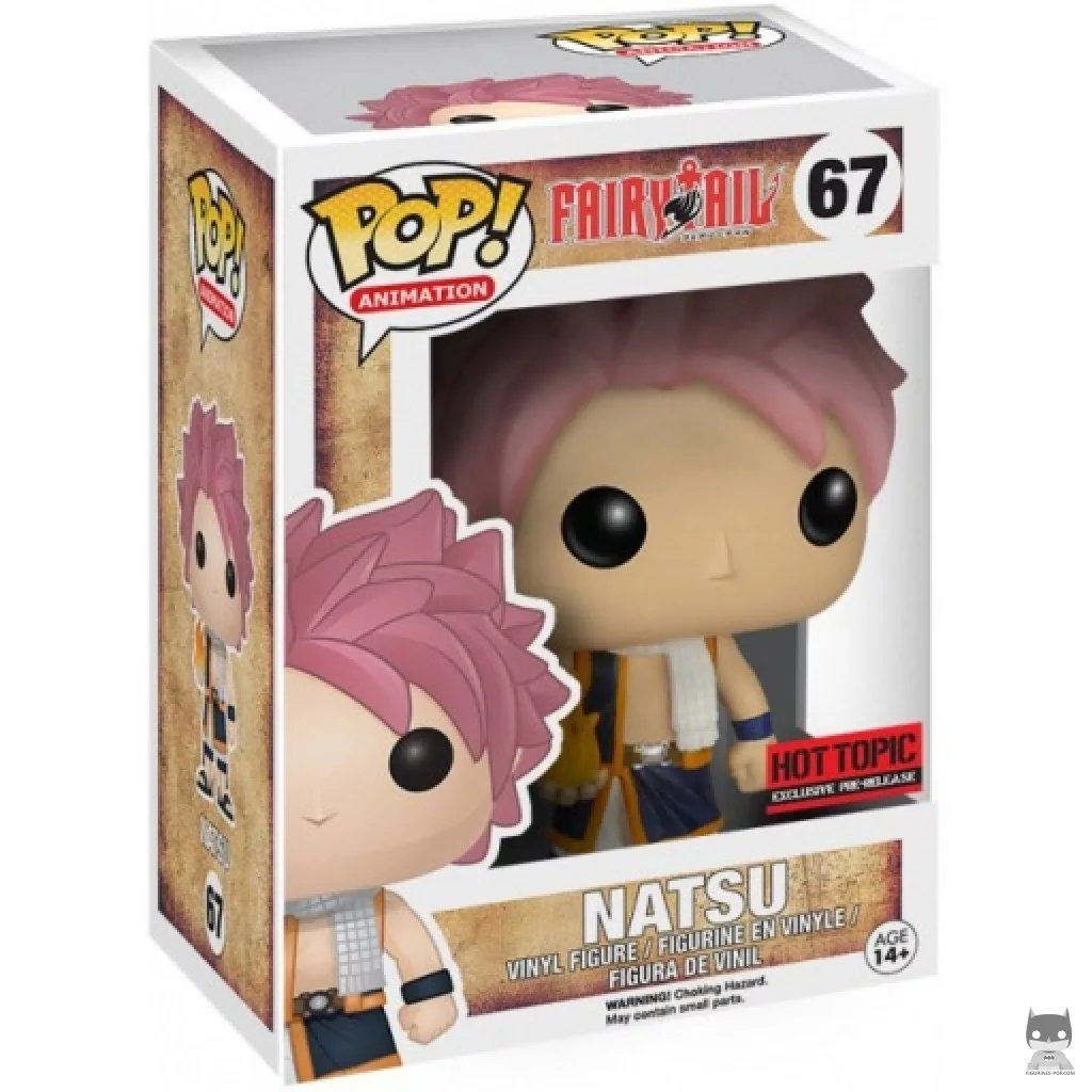 Natsu Dragneel Funko Pop! figure in its box