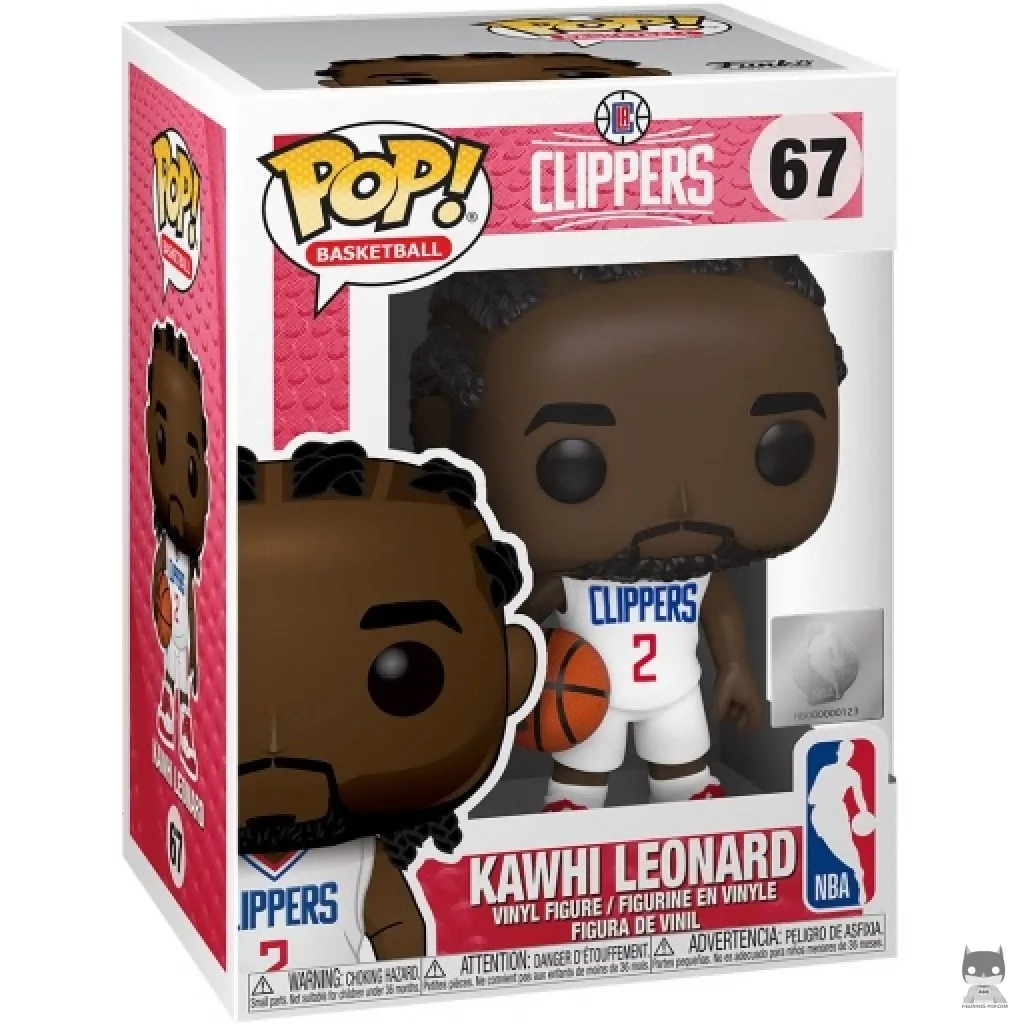 Kawhi Leonard Funko Pop! figure in its box