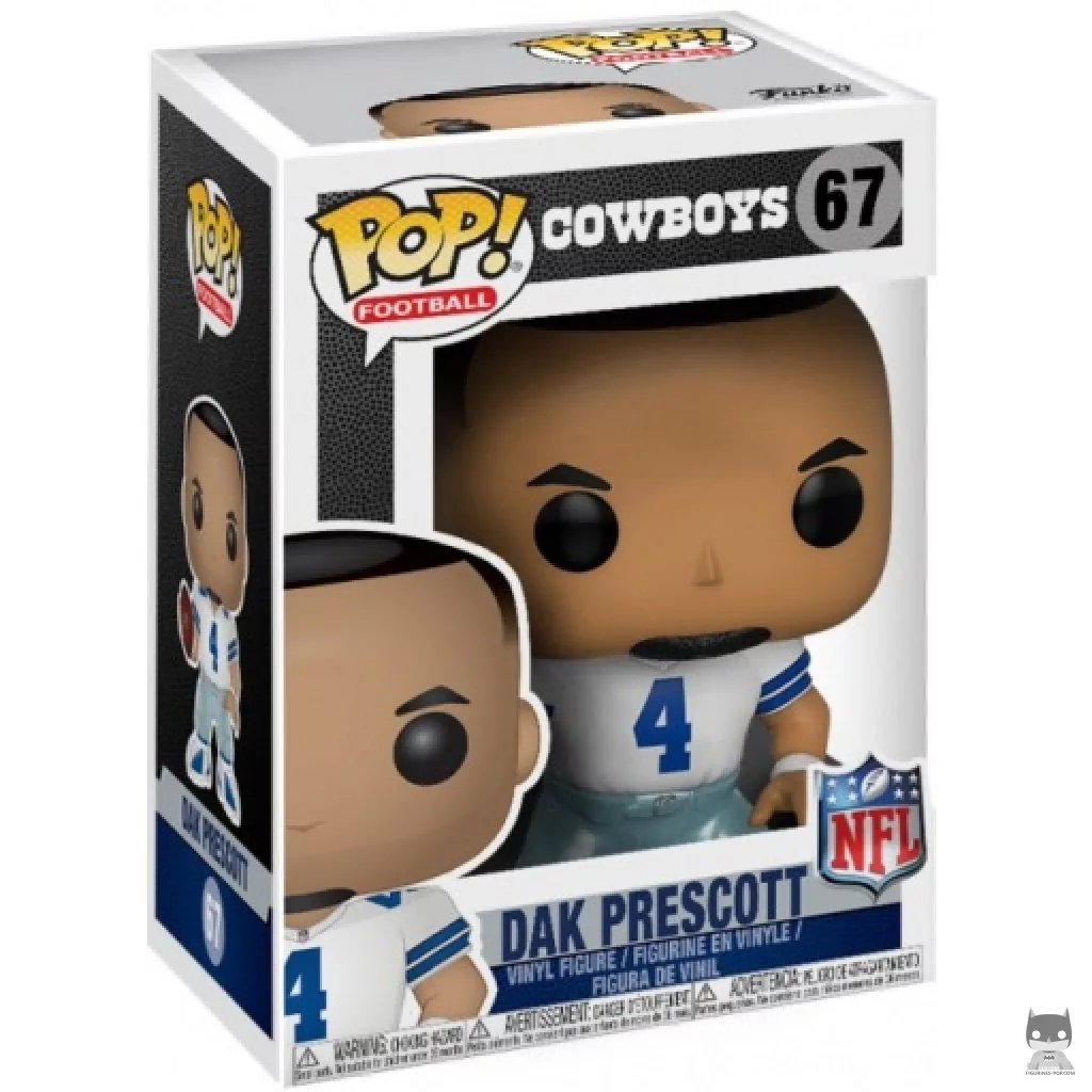 Dak Prescott (Cowboys Home) Funko Pop! figure in its box