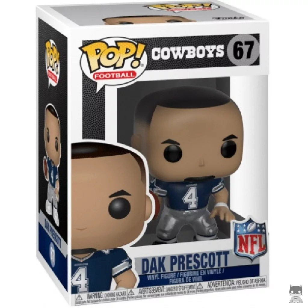 Dak Prescott Funko Pop! figure in its box