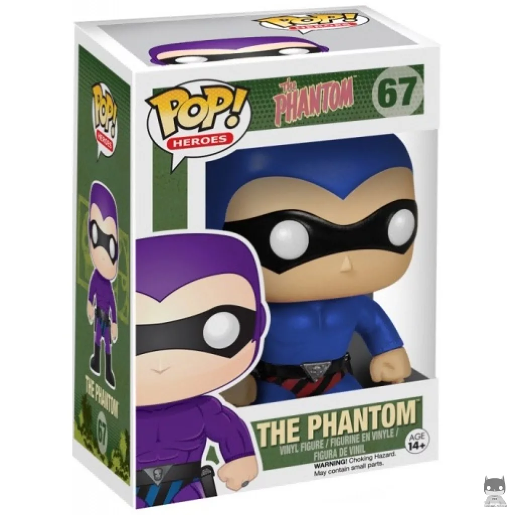 The Phantom (Blue) Funko Pop! figure in its box